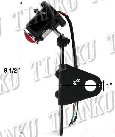 Кронштейн номерного знака мотоцикла для Honda Shadow Spirit Sabre Aero ACE Steed VLX400 600 1100 DLX VTX1300 1800