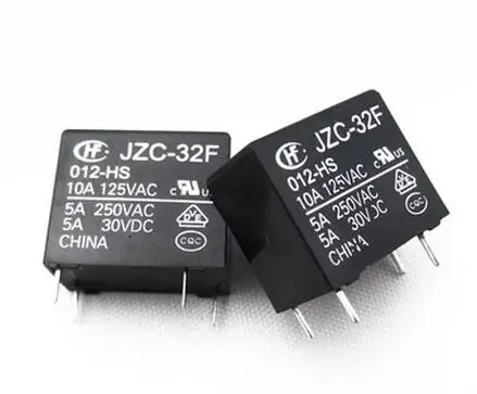 Новое реле JZC 32F 012 HS HF32F 12VDC DC121V 12V DIP4 20 шт./лот|12vdc relay|12v relayrelay 12v |