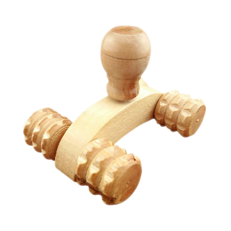 

4 Wheels Wooden Body Massage Rolling Massager