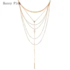 Элегантное многослойное ожерелье-чокер с цепочкой для женщин, массивные металлические цепочки, Массивное колье с воротником, модные ювелирные изделия