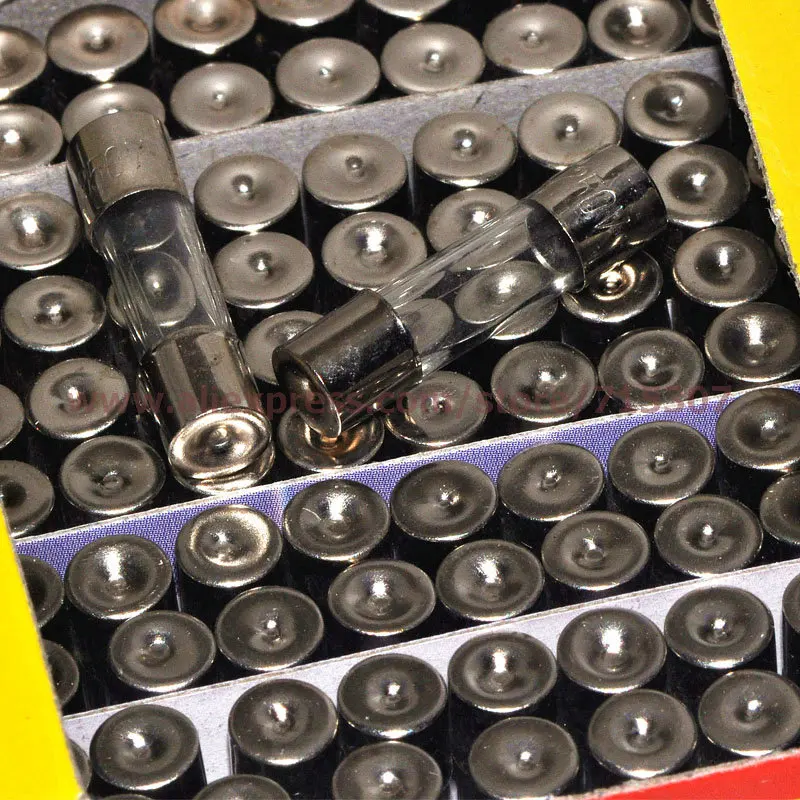 Стеклянный предохранитель для быстрого выдувания PHISCALE 100 шт. 5 мм x 20 2 А 250 В |