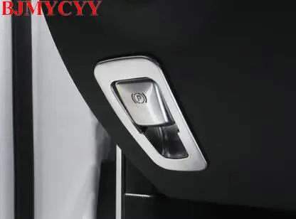 BJMYCYY Автомобильный Электронный ручной тормоз ABS декоративная заплатка для Mercedes