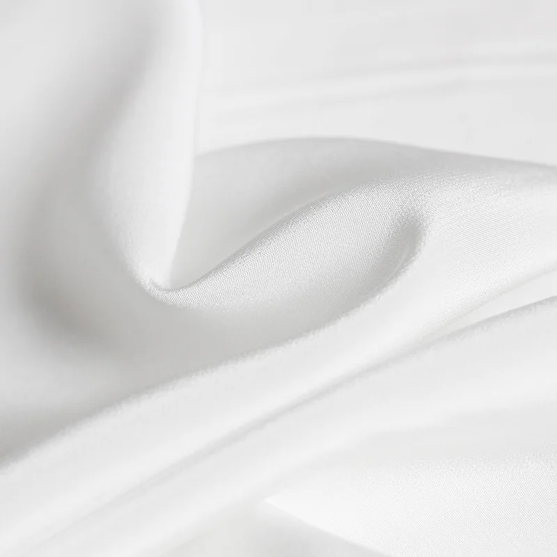 Pearlsilk белый 16momme крепдешин 100% шелковые материалы летняя рубашка платье DIY Одежда