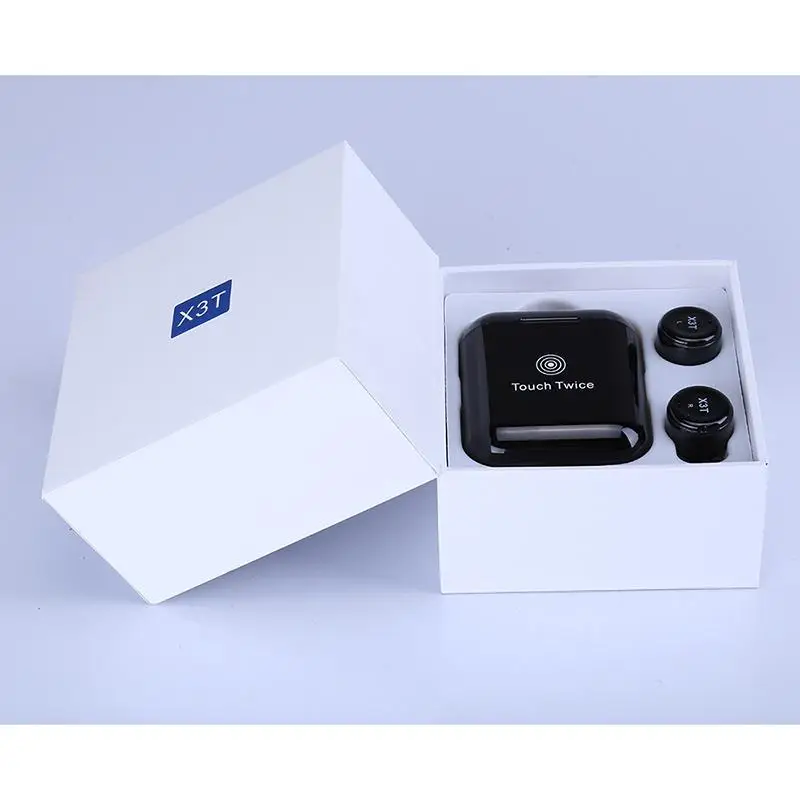 Фу и Ybill Новый X3T сенсорный Управление True Беспроводной Bluetooth наушники мини