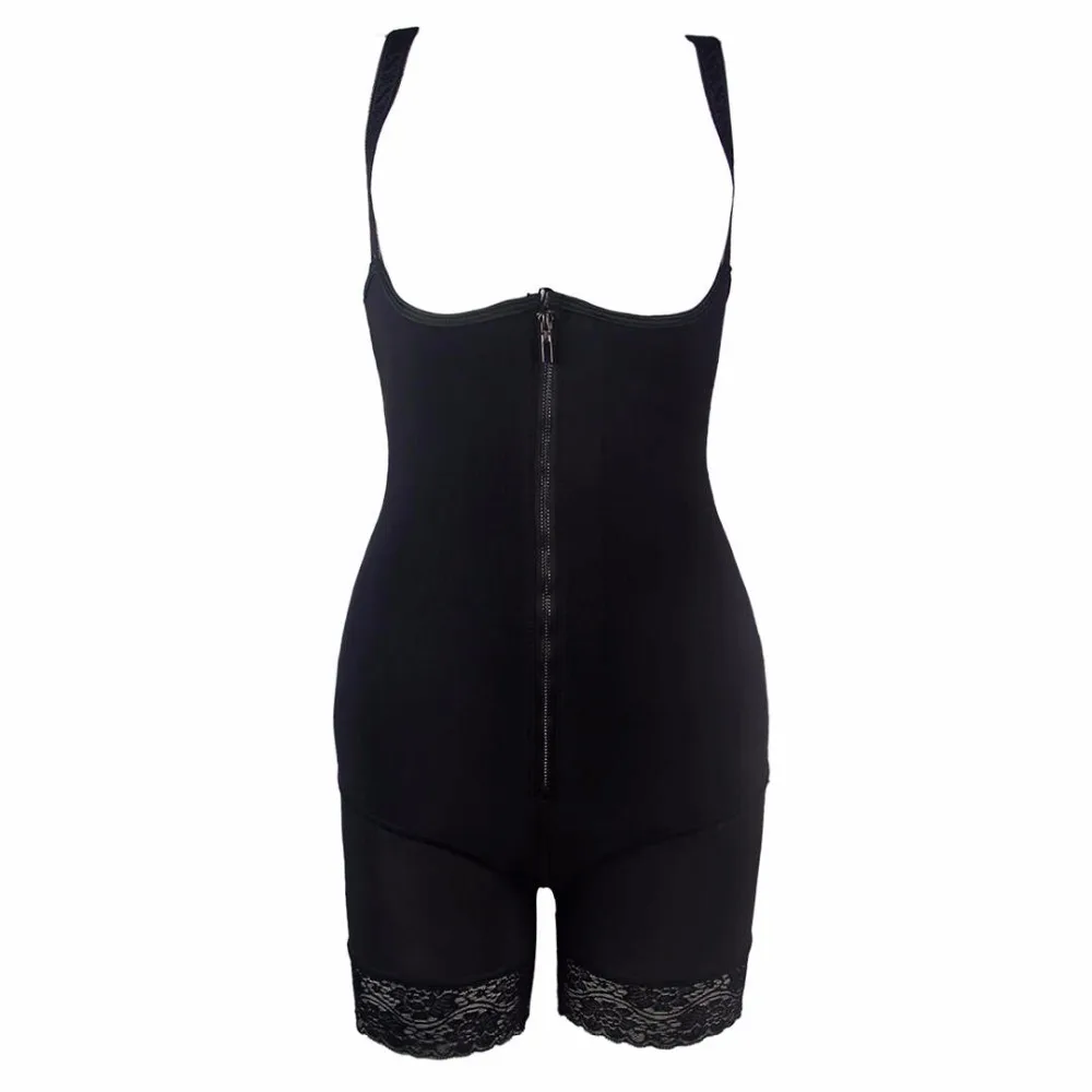 Для женщин Full Body Shaper Белье для утяжки живота корсет с застежкой молнией здания