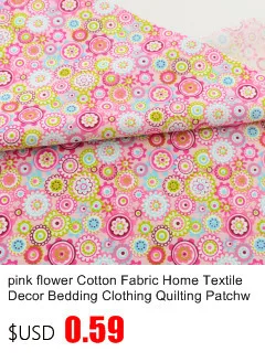 Solid Color Pink Cotton Fabric Tissue Home Textile Patchwork Quilting Sewing Cloth Crafts Bedding Decoration Teramila Fabrics