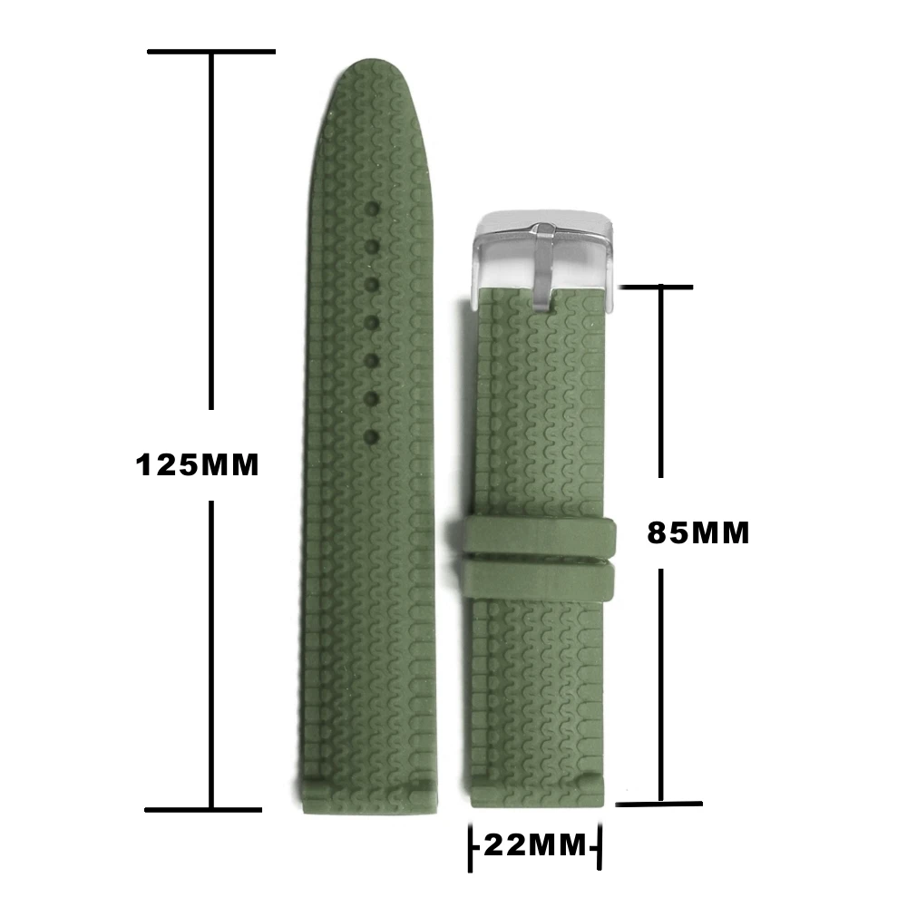 Ремешок для часов унисекс армейский зеленый красный желтый синий голубой