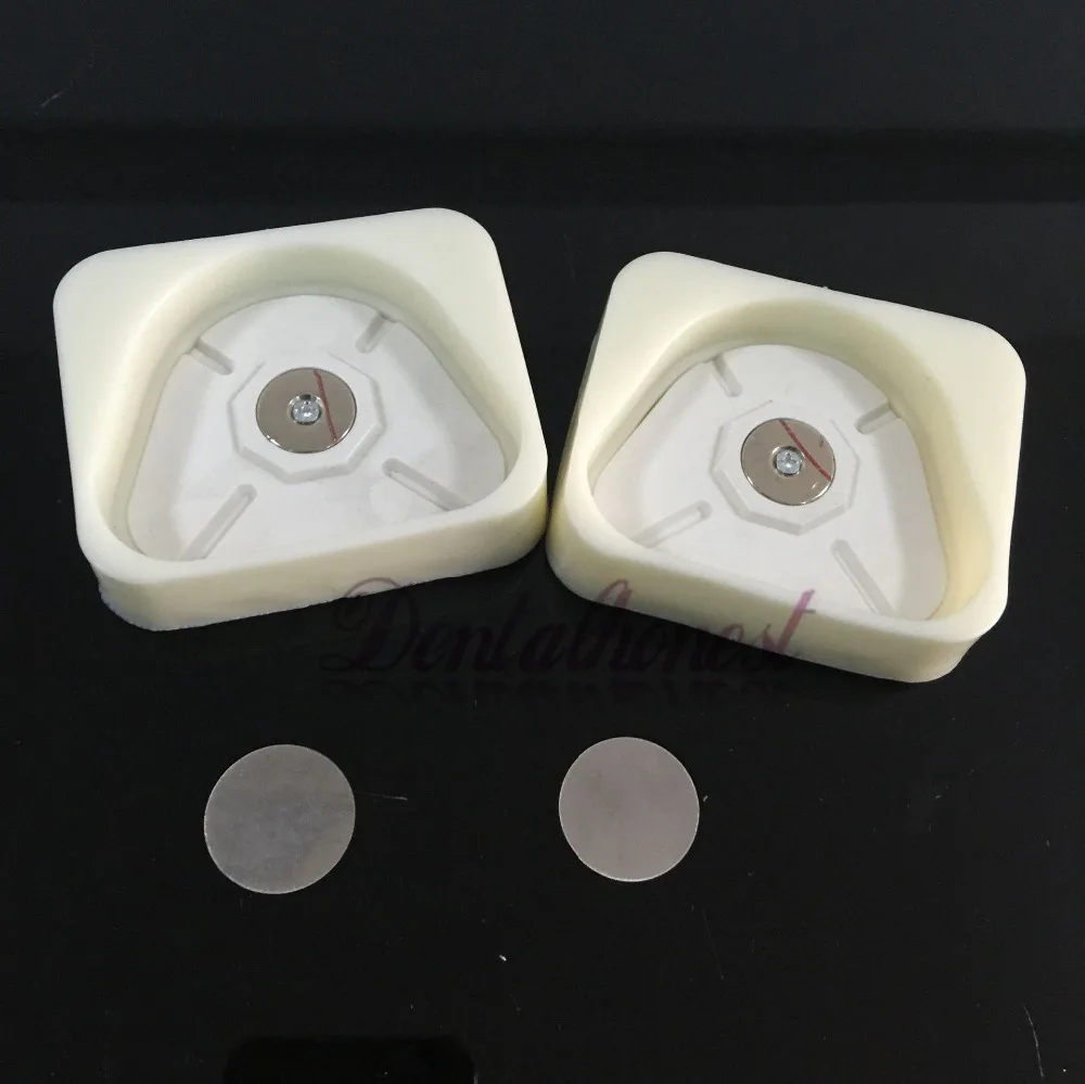 2 шт. Стоматологическая лаборатория магнитного штукатурка силиконовая модель