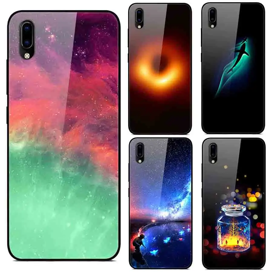 Мягкий закаленный чехол бампер для Vivo Y91C Y93|Бамперы| |
