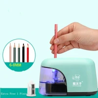 1 piece automatic electric touch switch usb cable pencil sharpener home office school stationery kids birthday gift