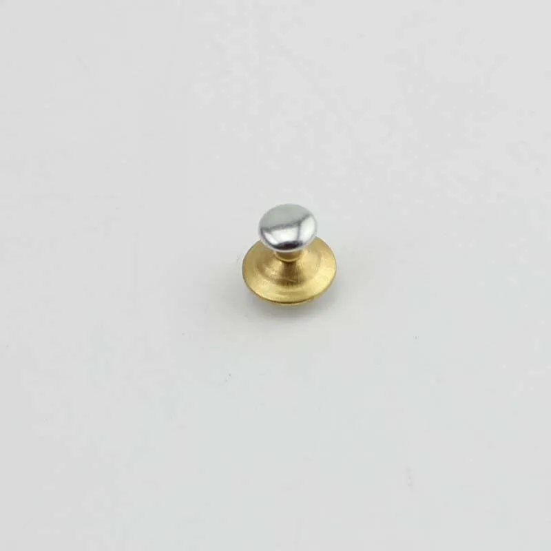 100 шт Твердые заклепки застежки золото Высокое качество кожа ремесла сумки обувь