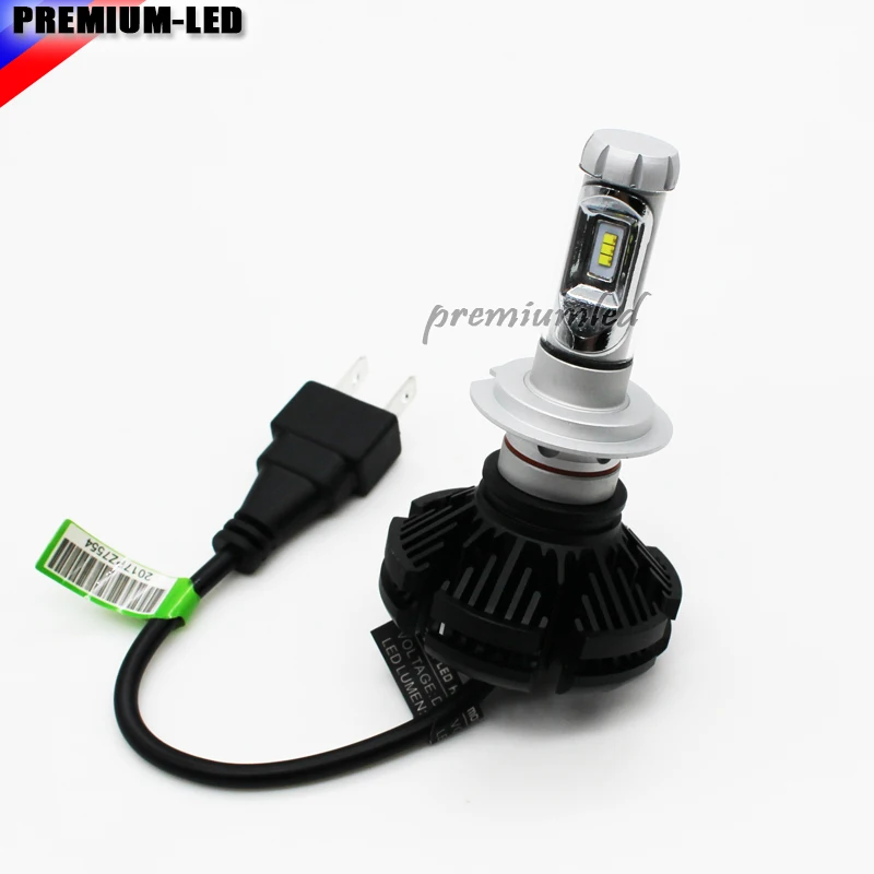 Высокая Мощность LED Фары для Авто H7 ED на Luxeon со съемными фан менее радиатор (DIY 3