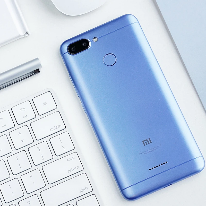 В наличии Глобальный Версия Xiaomi Redmi 6 4 ГБ 64 MTK Helio P22 Octa Core 5 45 &quotполный Экран 12MP + 5MP AI