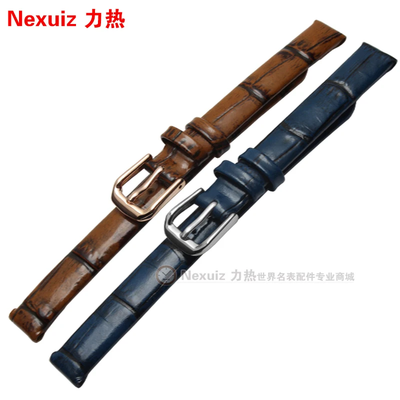 Женский ремешок из натуральной кожи в стиле ретро для часов маленького размера 6