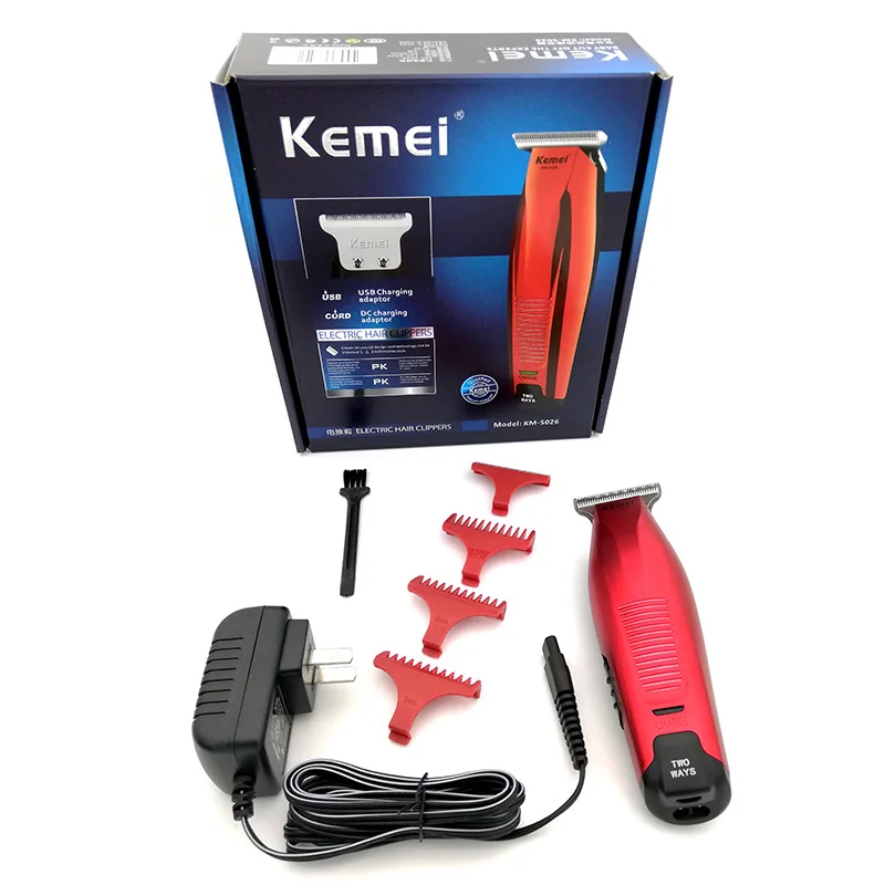 Kemei Professional Rechargeable Hair Clipper Haircut Machine for Man Cordless Trimmer KM-5026 | Бытовая техника