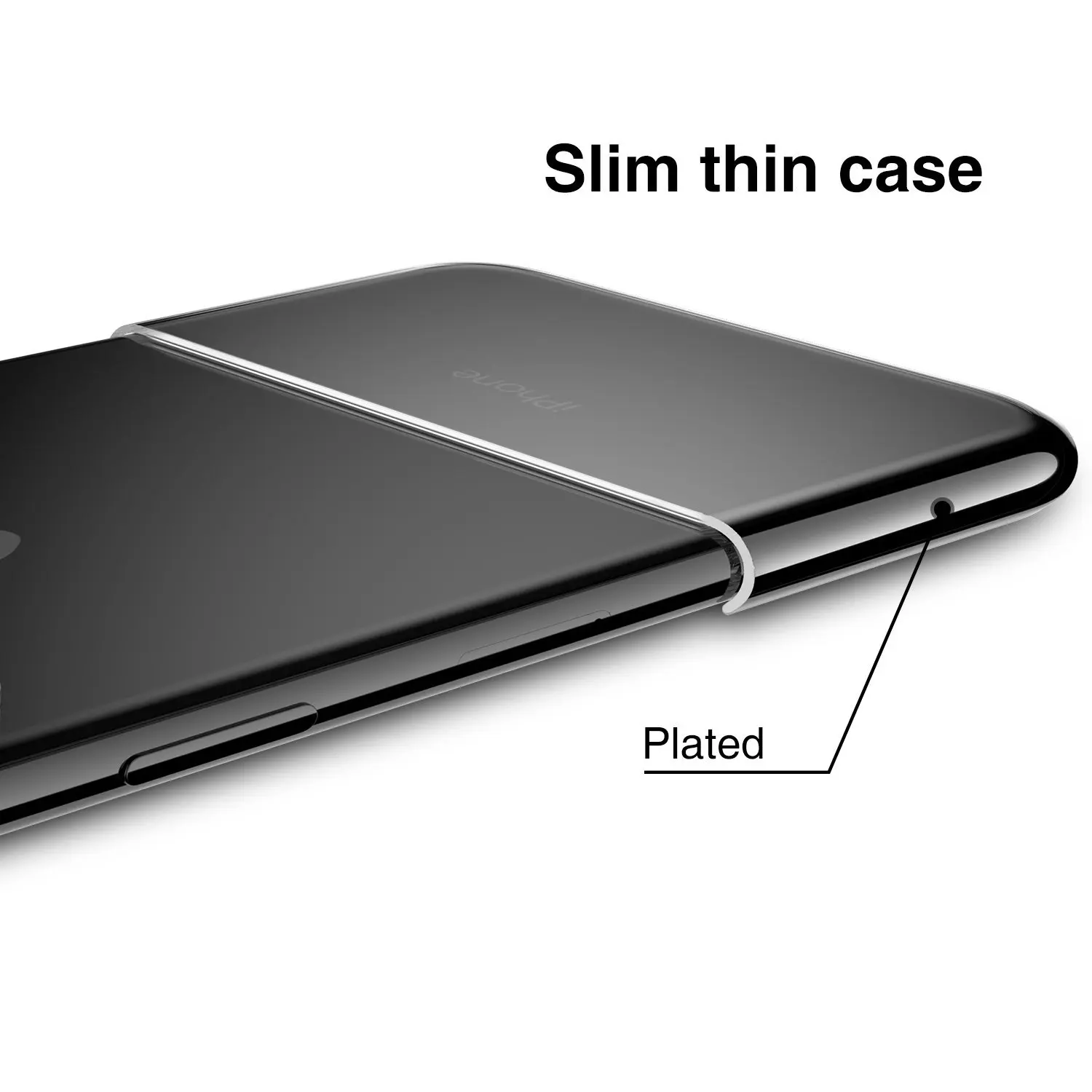 Для IPhone X 8 7 6 6s Plus чехол 10 прозрачный тонкий защитный покрытие премиум гибкий