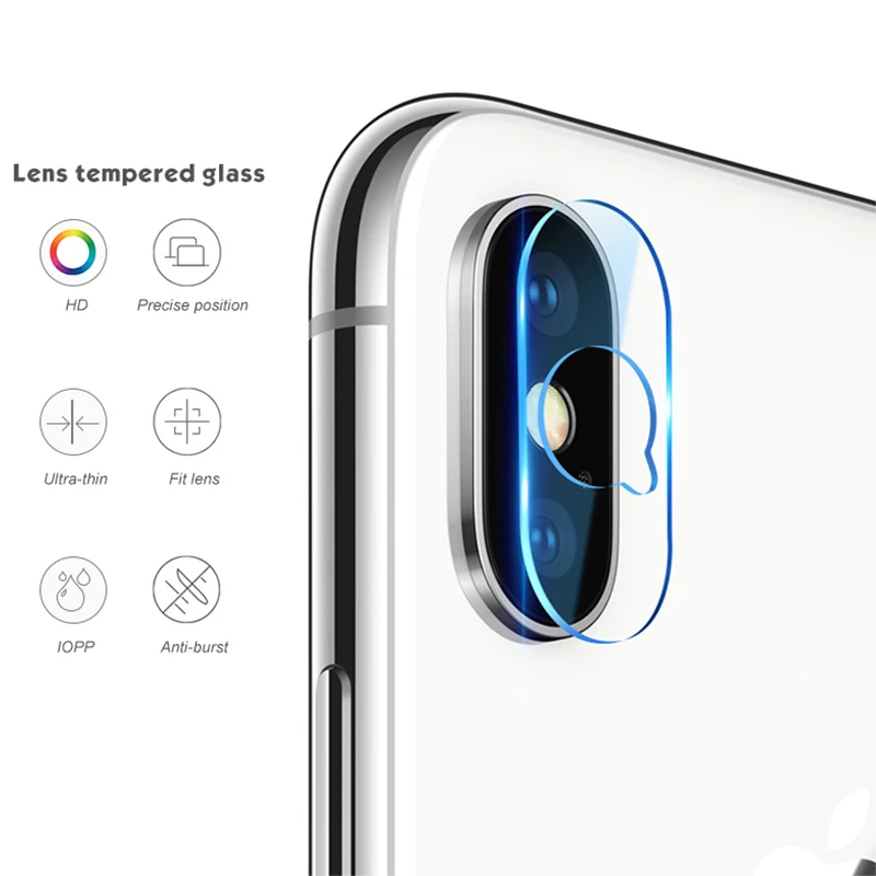 Защитная пленка для объектива камеры iPhone 7 8 6 HD закаленное стекло X XR XS Max 6S