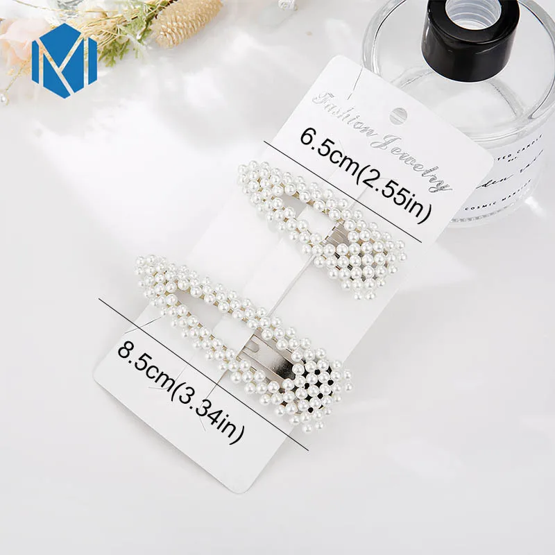 2pcs C 1 комплект INS модные элегантные жемчужные аксессуары и клипсы для волос для женщин девочек украшение для волос винтажная Свадебная Геометрическая шпилька для волос из сплава металлов - Цвет: 2pcs C