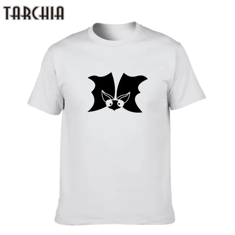 Футболка TARCHIA мужская с круглым вырезом Модная приталенная рубашка принтом