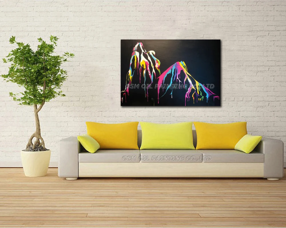 Профессиональная ручная работа абстрактная Сексуальная Дамская картина маслом