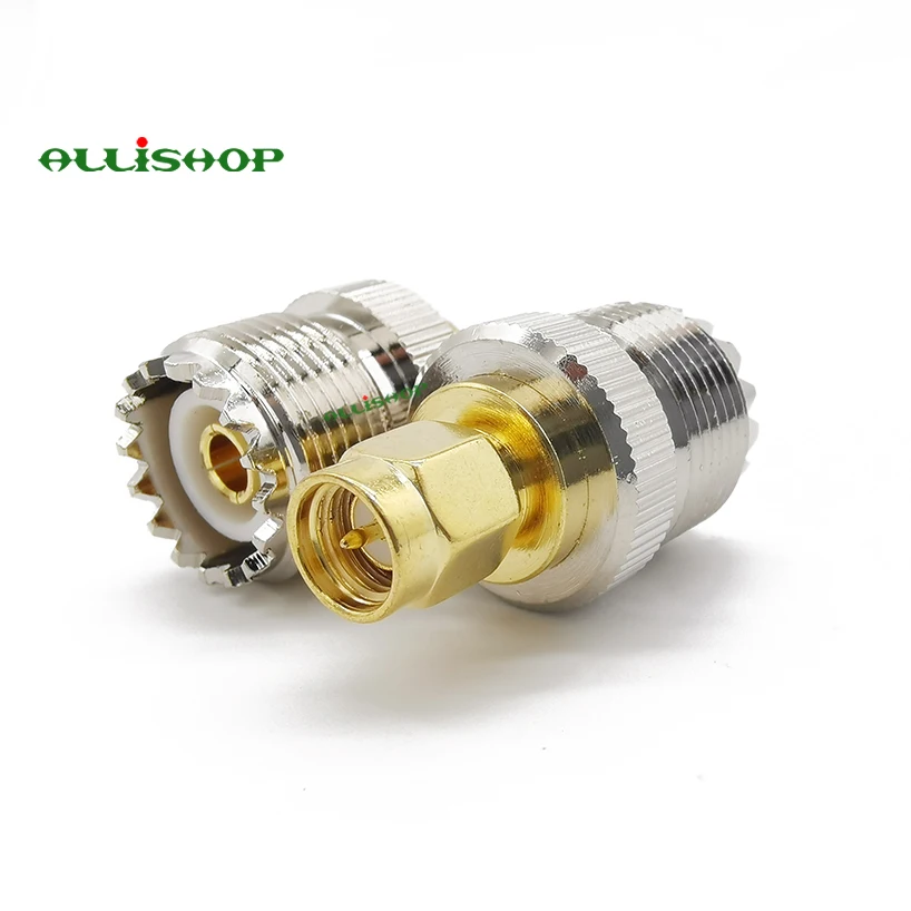 UHF SO 239 SO239 гнездо к SMA Штекерный разъем коаксиальный адаптер штекер RF адаптер| |