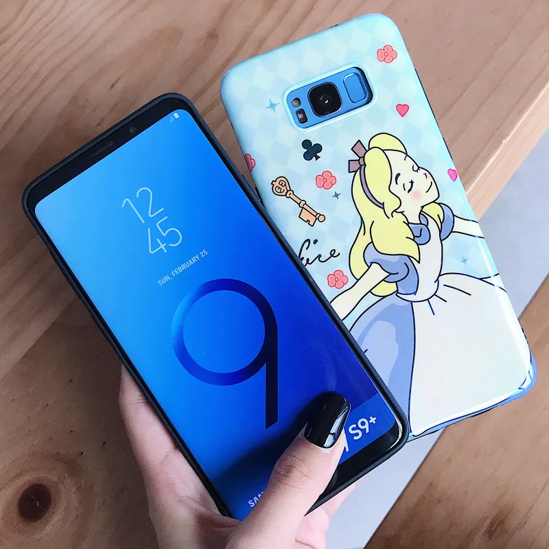 Для samsung S9 плюс Симпатичные Алиса в стране чудес чехол для S8 S8plus Примечание 8 Note9