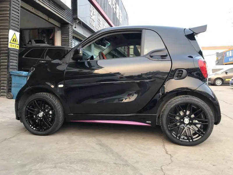 Smart 453 комплект для тела для smart 453-B стиль с передней губой боковые юбки задний диффузор выхлопная система smart 453 Углеродные автозапчасти