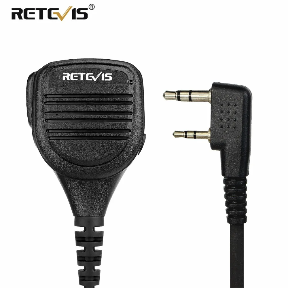 Водонепроницаемый микрофон RETEVIS RS 112 IP54 с дистанционным управлением и гнездом для
