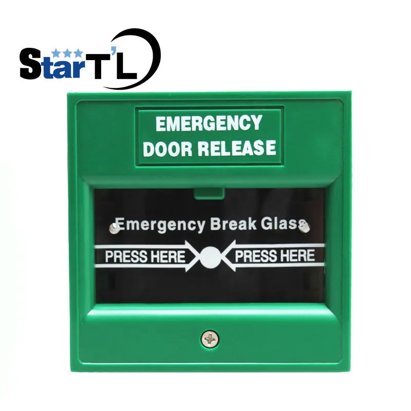 

Emergency Break Glass Fire Alarm Emergency Door Release Emergency Exit Button Red Yellow White Green