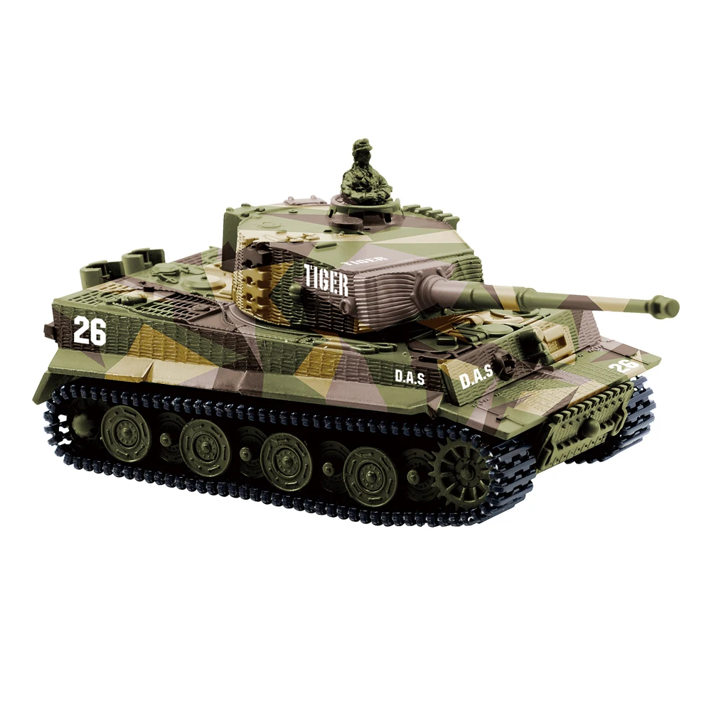 Радиоуправляемый Танк Германия Тигр I красочный 1: 72 Яркий Высокая Имитация Great Wall 2117 мини-игрушка на дистанционном управлении