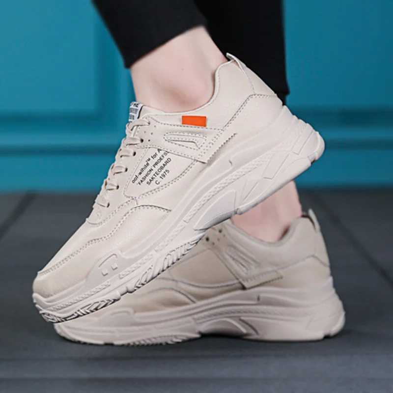 Мужская повседневная обувь модные кроссовки для папы мужские на массивной