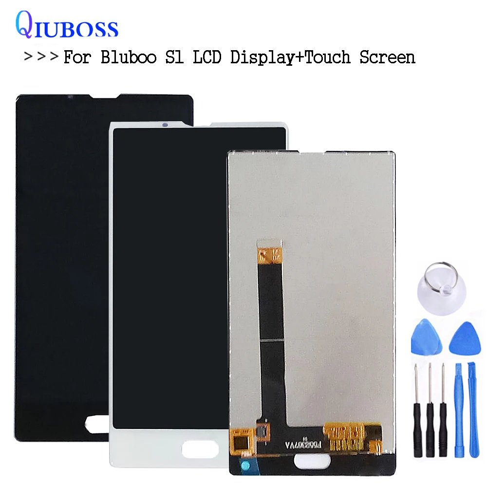 ЖК дисплей и дигитайзер сенсорного экрана для BLUBOO S1 100% новый экран стеклянная