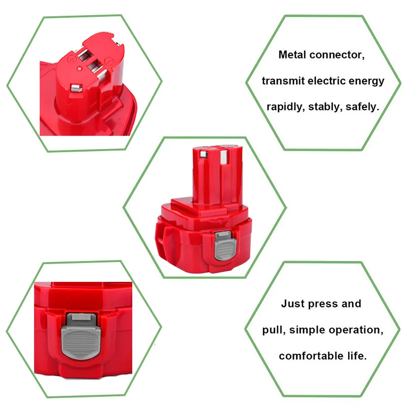 Мощность инструмент Батарея для Makita 12V 3000 мА/ч, 6271d 1220 UC120DW UC120DWAE UC120DWD UC170D 192598-2 PA12 6270DWE 1222 1233S