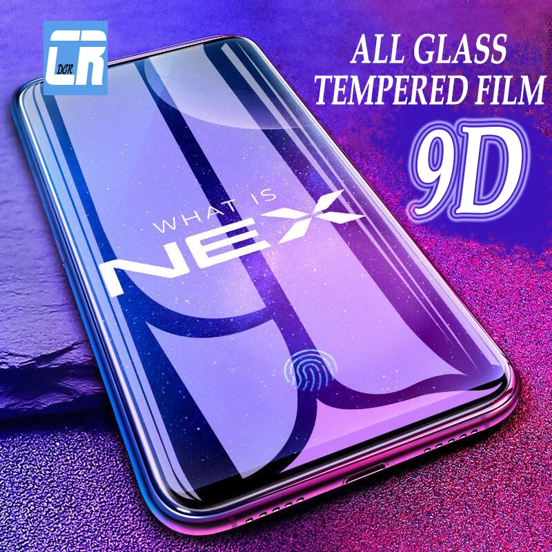 9D полное покрытие из закаленного стекла для VIVO Nex 2 Y95 Y91 K1 X27 V11i X21S X23 Y85 V9 X21 IQOO полное клеевое защитное стекло
