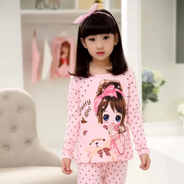 От 4 до 14 лет зимние и летние для девочек Ночная Пижама пижамы сна комплекты
