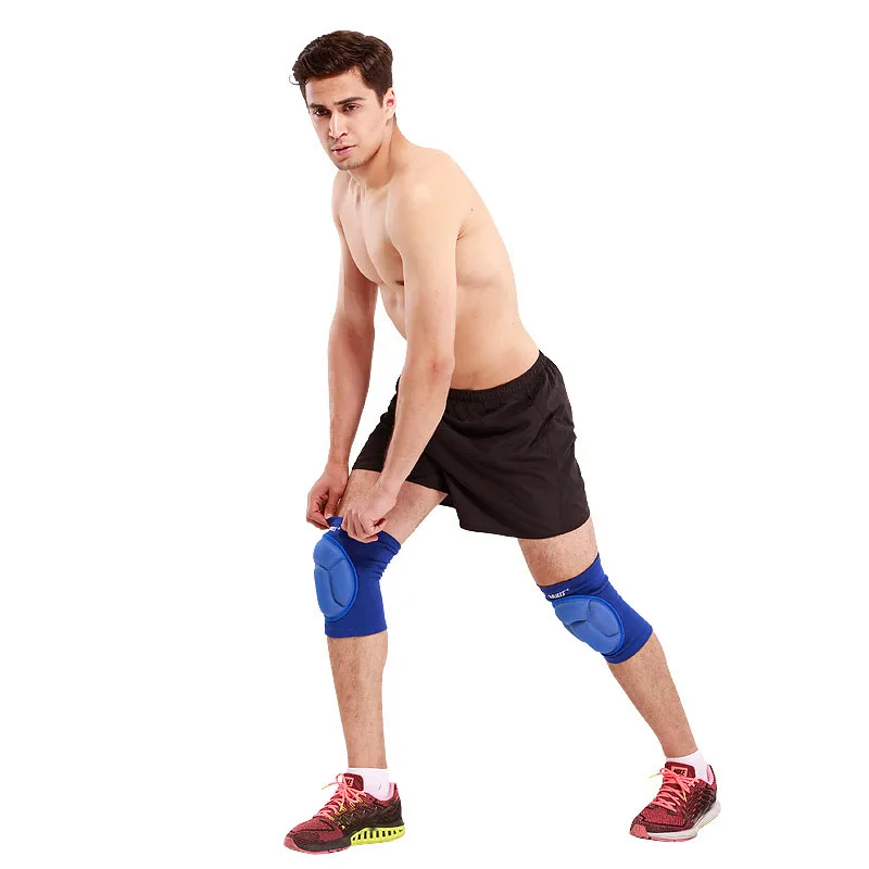 

1 Pair Basketball Skating Shockproof Sponge Pad Knee Support Brace Guard Elbow & Knee Pads