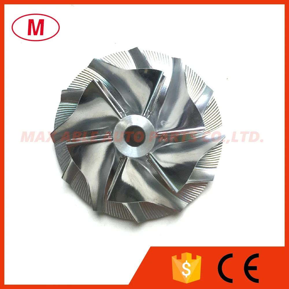 GT15-25 451584-0010 36 08/52 19 мм 6 + лезвий вперед турбо заготовка компрессор колеса/алюминий