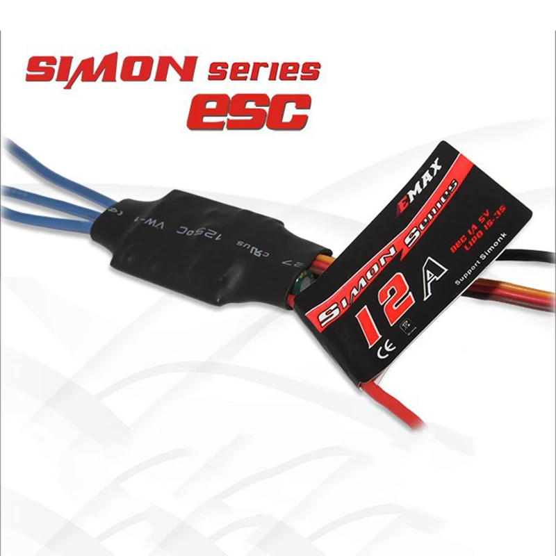 1 шт. бесщеточный контроллер скорости EMAX SimonK ESC 6A 12A 20A 30A Simon K BEC для FPV RC UAV Quadcopter Frame