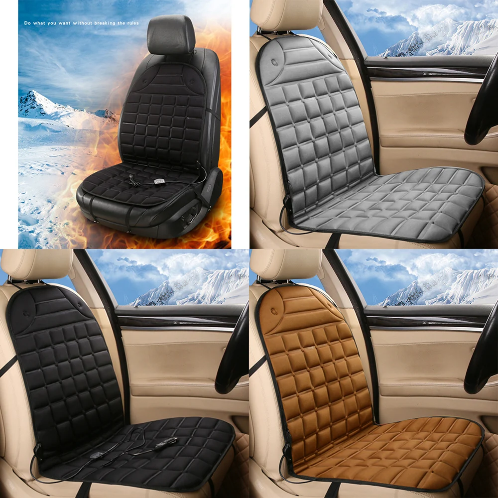 

Car Auto Heated Seat Cushion Cover Mat Warmer Winter Autumn Heater Thermostat Temperature Control