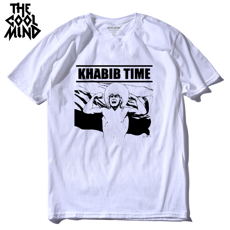 KH0105A-BS COOLMIND, хлопок, короткий рукав, khabib time, Мужская футболка, повседневная, летняя, мужская, Khabib Nurmagomedov, футболка, футболки - Цвет: KH0105A-BS