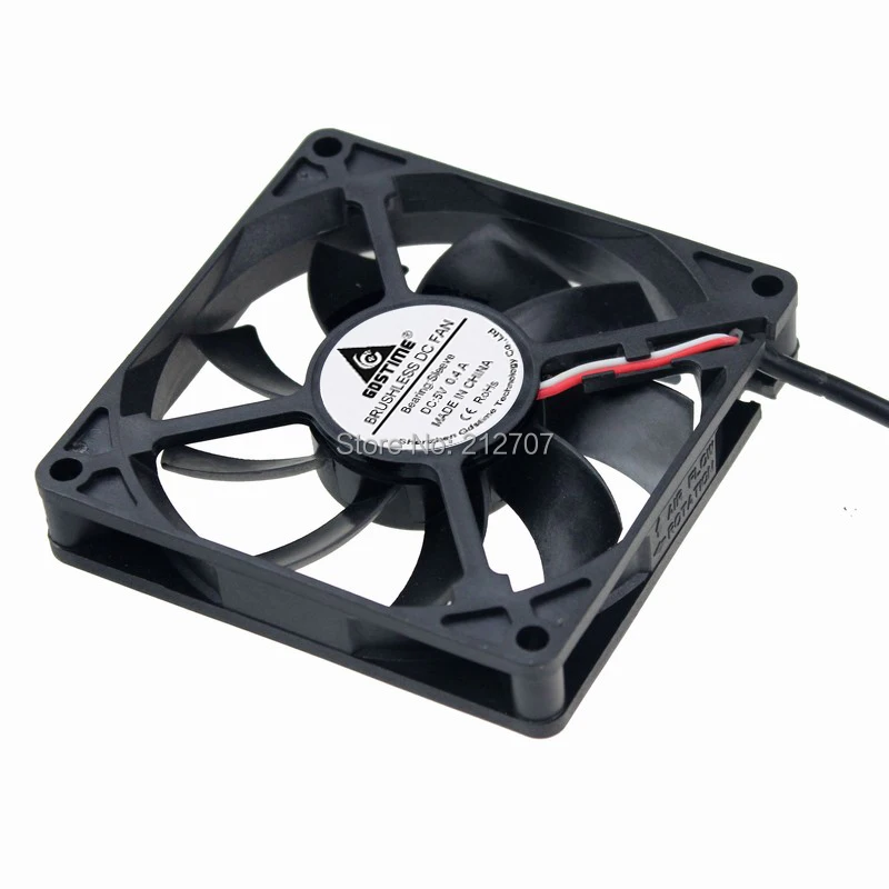 10 шт./лот Gdstime 8015S USB вентиляторы для ПК чехол компьютера 80x80x15 мм 5 в 80 DC охлаждающий