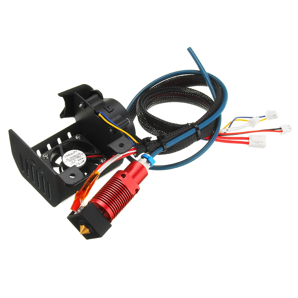CR-10S Pro 24 V MK10 полный сборный экструдер комплект подключения печатающей головки 0,4 мм насадки 1,75 мм M6* 30 мм специальные внутренние подкладки для горла для CR-10S Pro 3D-принтеры Запчасти
