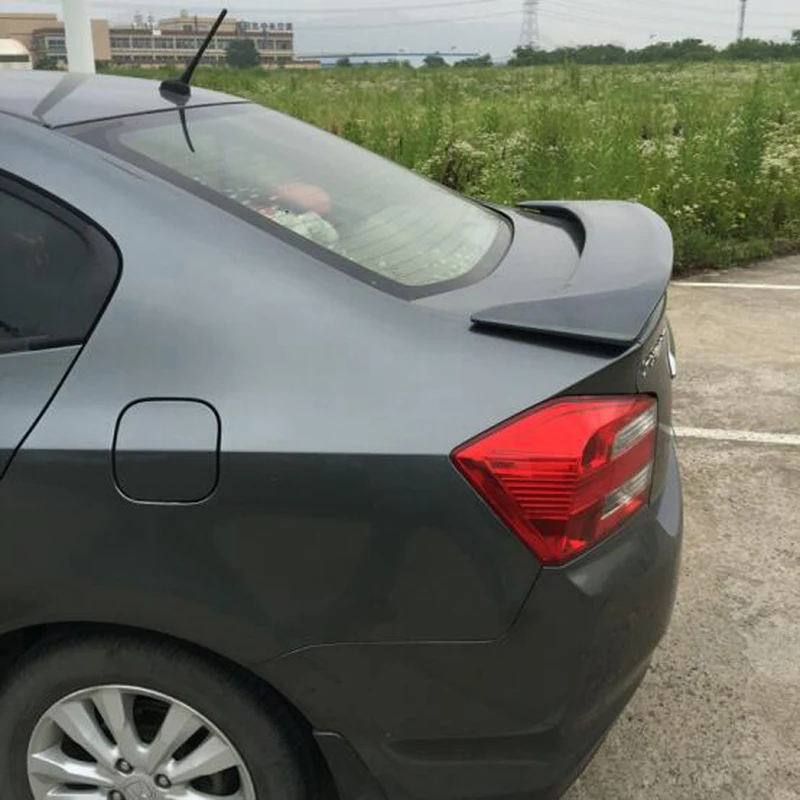 Спойлер для Honda City 2009 2010 2011 2012 2013 2014 автомобильная фотосессия неокрашенный