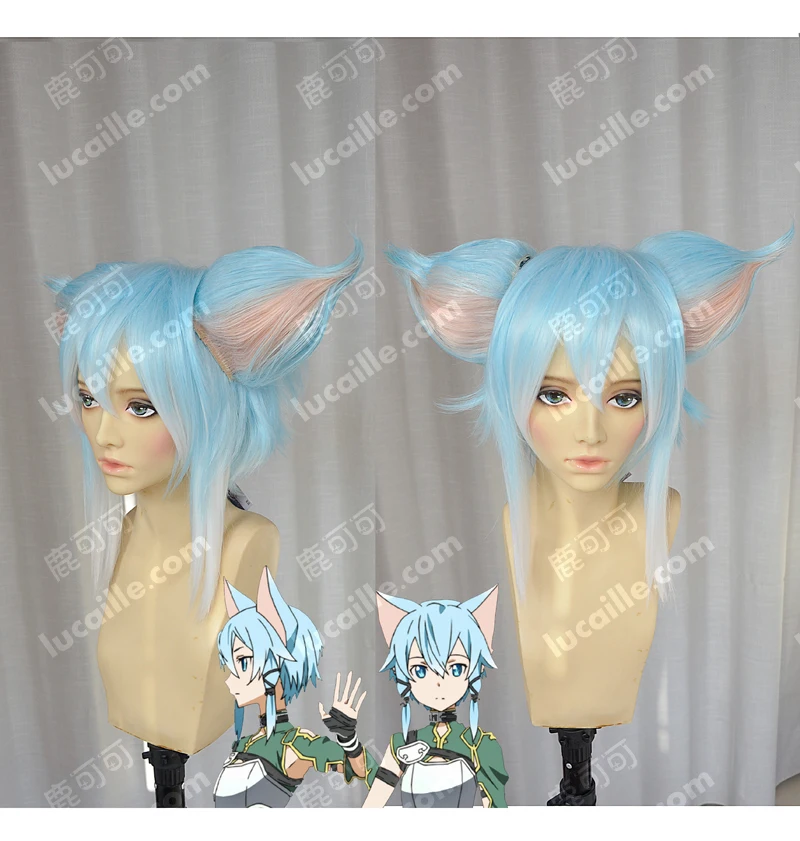 Аниме Sword Art Online Asada Shino Sinon парик для косплея короткие термостойкие синтетические