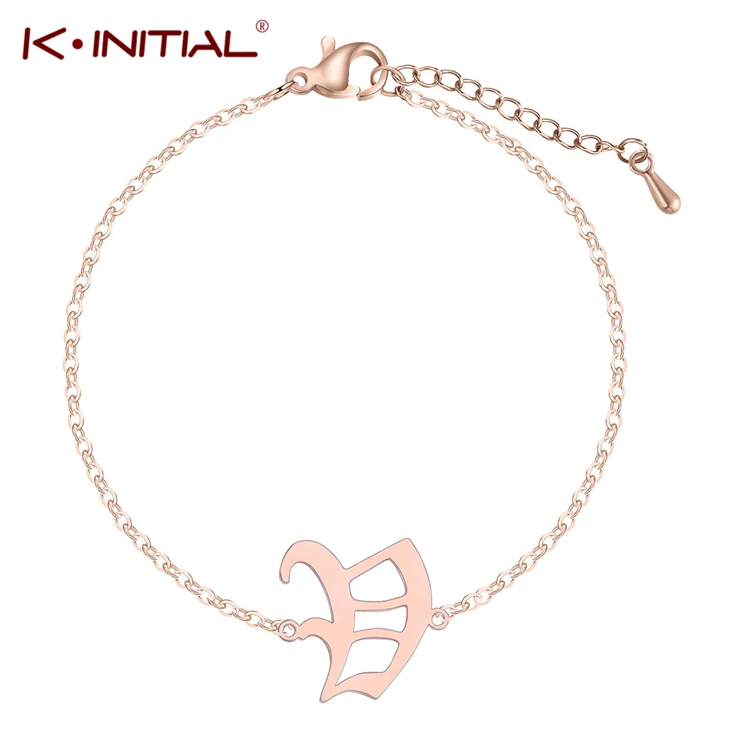 Kinitial модные браслеты с буквами Jewelry браслет женские новые Для мужчин инициалами
