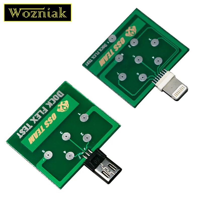 Гибкий тестер для зарядной док станции ремонтная печатная плата Micro USB iPhone и Andorid