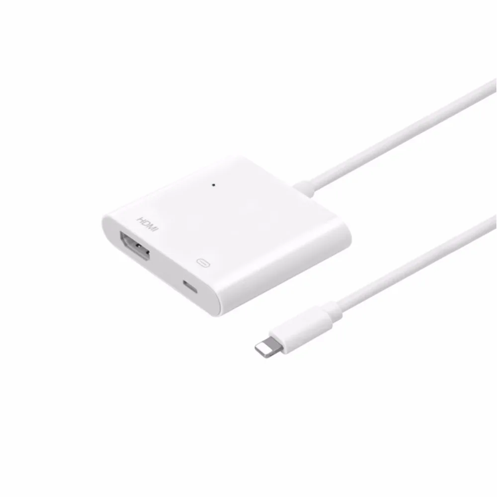 Адаптер Lightning HDMI для цифрового AV ТВ Кабель адаптер аудио видео HDTV HD 1080P конвертер