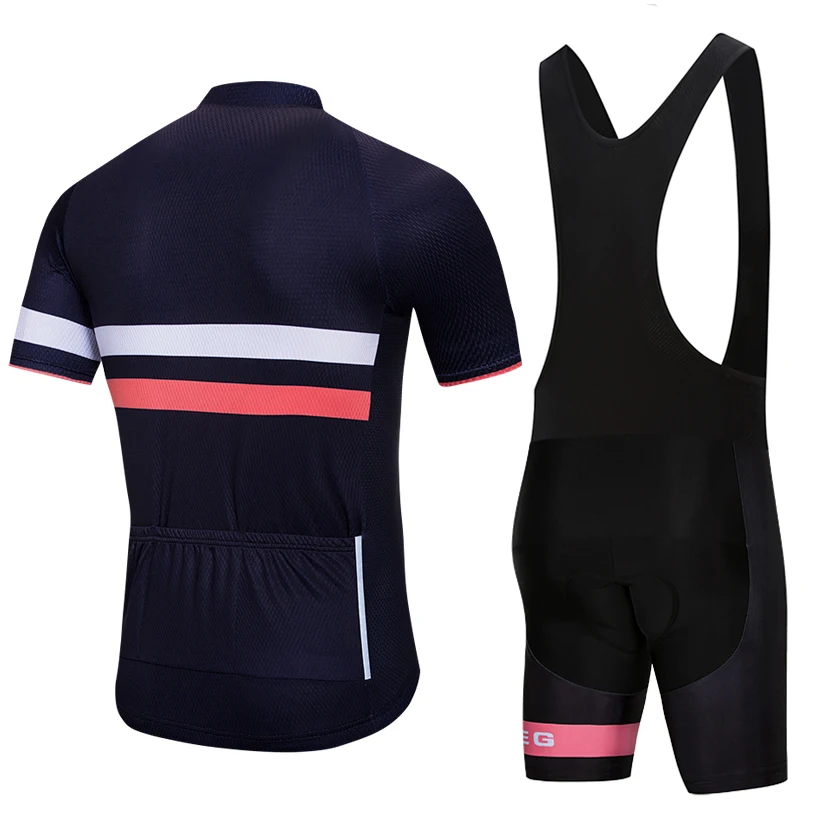 Комплект одежды для велоспорта мужской с коротким рукавом профессиональный