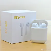 Белый Мини I9S TWS наушники беспроводные 5,0 Bluetooth наушники для Iphone X 8 Plus samsung S10 S9 Xiaomi 9 наушники PK I7S I12 I11 - Цвет: Белый
