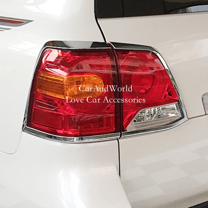 Накладки на задние фары для Toyota Land Cruiser LC 2012 200 2015 накладки Декоративные
